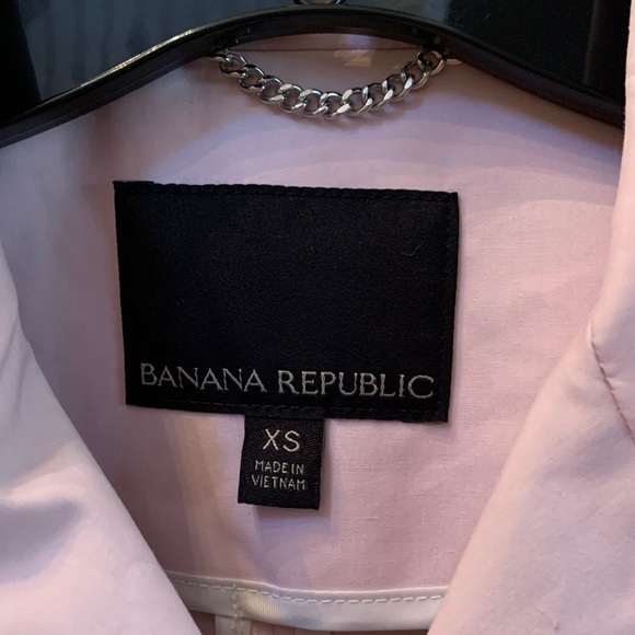 Banana Republic Blush Double-Breasted Trench Coat - Picture 2 of 11